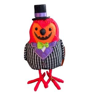 Target Hyde & EEK! 2024 Halloween Featherly Friends Fabric Bird "Gourdon" - NWT.